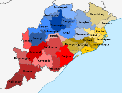 Odisha 30 districts