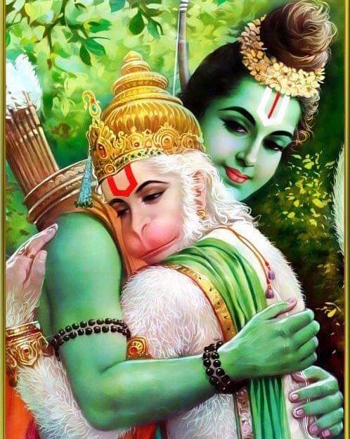 Sri Ram and Hanuman