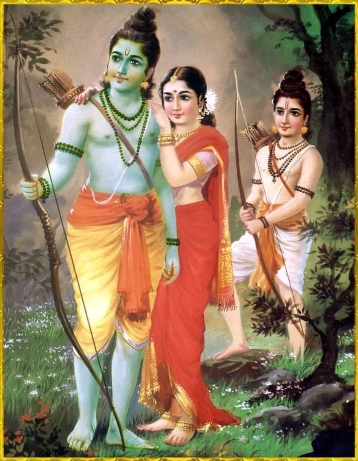Sri Ram, Laxman and Maa Sita