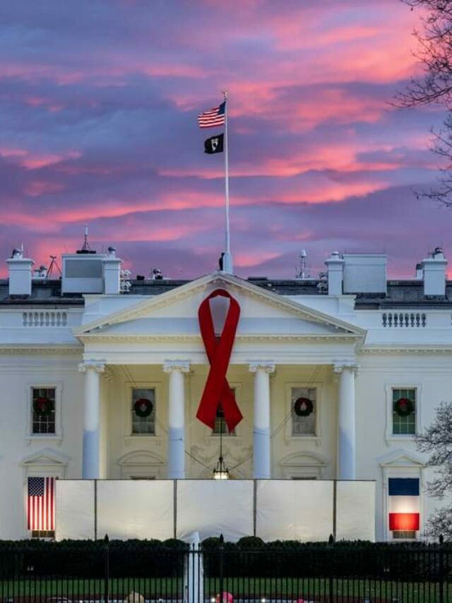 Red Ribbon at White House on World AIDS Day