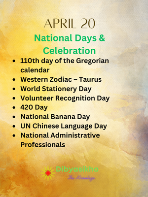 april 20 national days & holidays