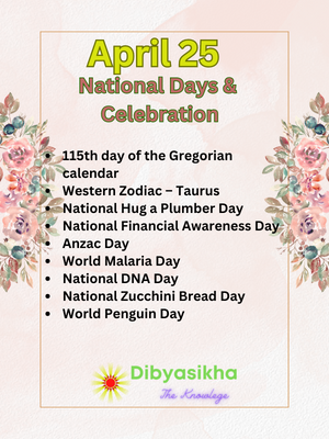 April 25 - National Days & Celebration