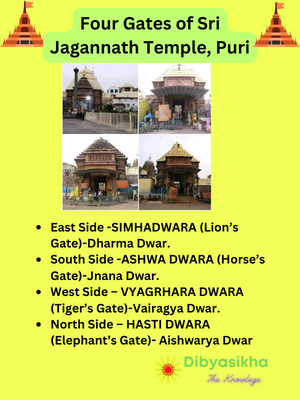 Four Gates of Sri Jagannath Temple, Puri