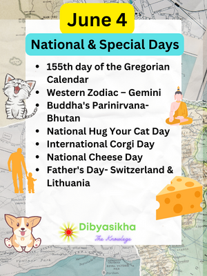 June 4 National Days Special Days and Holidays Celebration