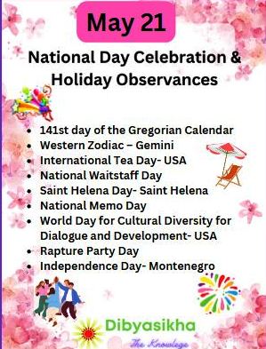 may 21 national days and holiday celebration