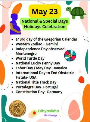 may 23 National Day and Special Day