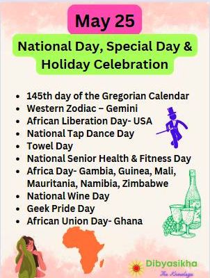 may 25 national days & Special day
