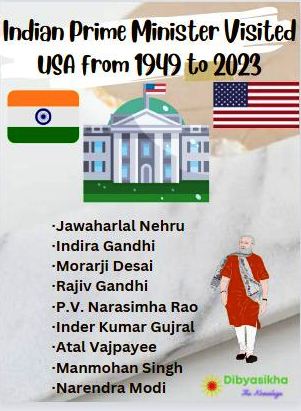 Indian Prime Minister Visited USA from 1949 to 2023