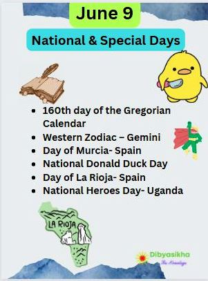 June 9 National Days and Special Holidays