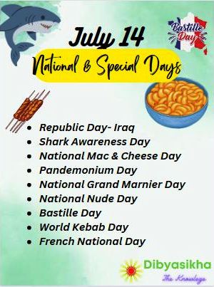 july 14 national days