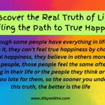 path to true happiness